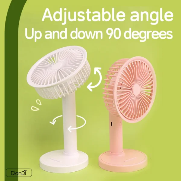 Portable Rechargeable Mini Fan, DD8007, USB - view 3