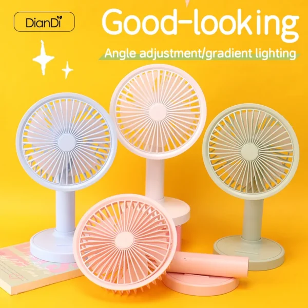 Portable Rechargeable Mini Fan, DD8007, USB - view 6