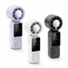 Portable Rechargeable Neck Fan, LED, 3.7, Battery