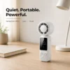 Portable Rechargeable Neck Fan, LED, 3.7, Battery - view 6