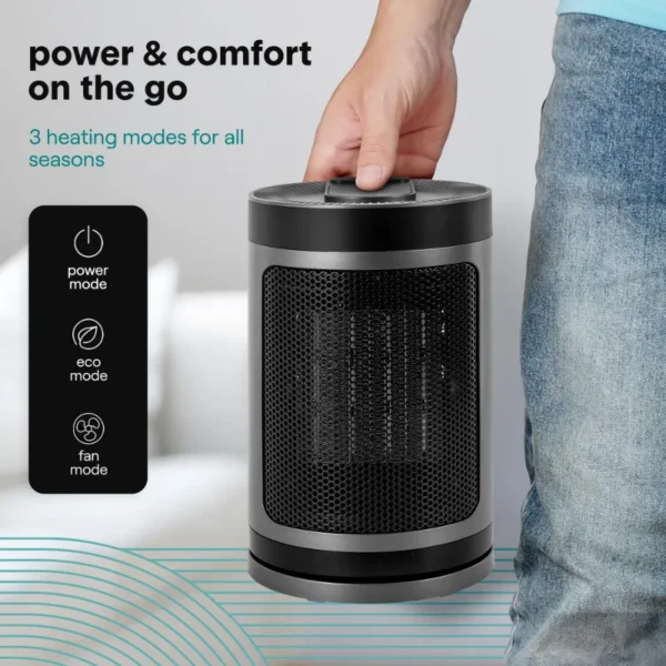 Portable Space Heater, 1500W, PTC - view 5