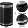 Portable Space Heater, 1500W, PTC - view 6