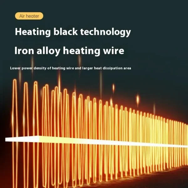 Portable Space Heater, 500 W, pp - view 5
