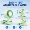 Portable Waist Clip Fan, 5 V, 5W - view 2
