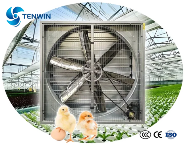 Poultry Push Pull Fan, 1000mm, 140cm, Centrifugal