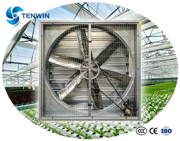 Poultry Push Pull Fan, 1000mm, 140cm, Centrifugal - view 2