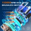 Power Cordless Mini Blower, 150000RPM, ≤200W, Body ABS+PC - view 5