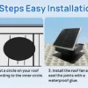 Power Roof Exhaust Fan, 360°, Solar - view 6