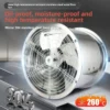 Powered Axial Fan, Stainless, Steel, 304, Waterproof