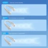 Powered Bladeless Neck-hanging Fan, USB, Portable, 6-8 - view 3