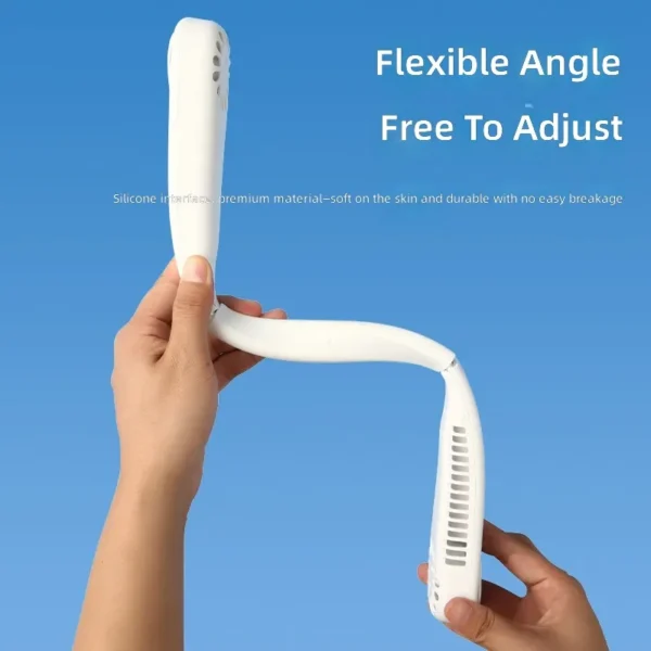 Powered Bladeless Neck-hanging Fan, USB, Portable, 6-8 - view 4