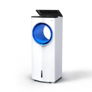 Powered Evaporative Cooler, Portable, Electric, Plastic