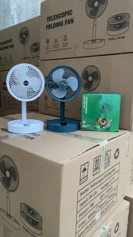 Powered Foldable Desk Fan, USB, 5V - view 2