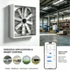 Powered Industrial Exhaust Fan, Solar, 46700CMH, BLDC - view 5