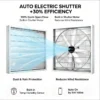 Powered Industrial Exhaust Fan, Solar, 46700CMH, BLDC - view 6