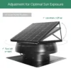 Powered Ip68 Bldc Motor, Solar, 24V, Roof - view 3