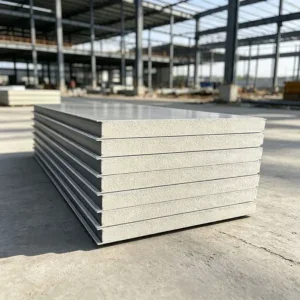 Prefabricated Building Sandwich Panel, EN14509, 150mm, Steel