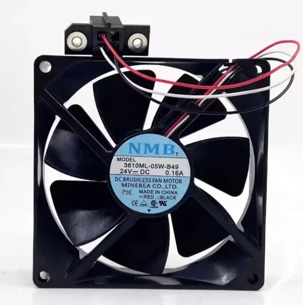 Printer Converter Cooling Fan, NMB, 3610ML-05W-B49, 24V, 0.16A