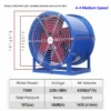 Proof Axial Ventilation Fan, 380 V, Electric - view 2