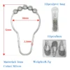 Proof Eco-friendly Shower Curtain, Iron, Curtain Hooks - view 2