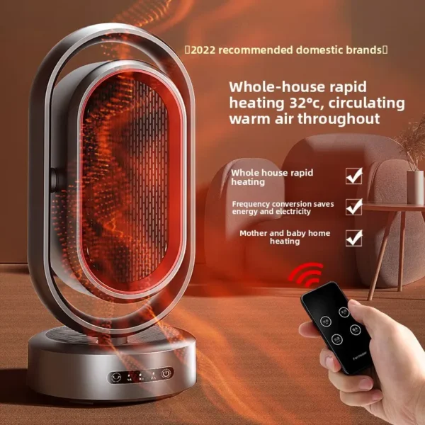 Ptc Heating Fan, Portable, 1000-1500W, 30m - view 3