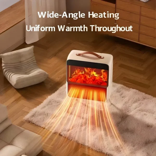 Ptc Infrared Heater, Portable, 2000W, USB, Plastic - view 2