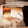 Ptc Infrared Heater, Portable, 2000W, USB, Plastic - view 3