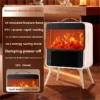 Ptc Infrared Heater, Portable, 2000W, USB, Plastic - view 4