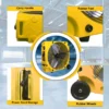 Puraero Drum Fan, 30", 750mm, PDF-30, SAA - view 6