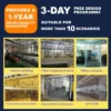 Pvc Strip Air Curtain, 1mm, 2mm, 3mm - view 2