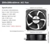 Pwm Axial Fan, 0.45A, 350CFM, 230V, 380V - view 5