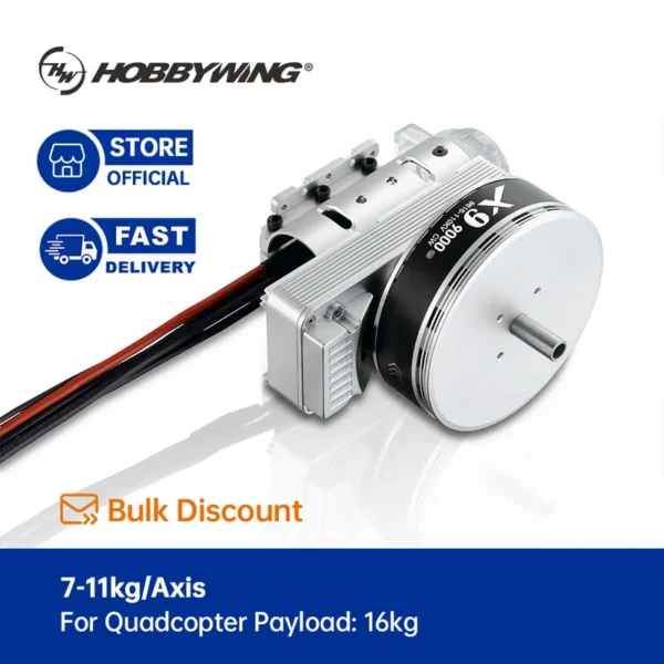Quadcopter Drone Brushless Motor, X9, 9616, 110kv, 120a - view 3
