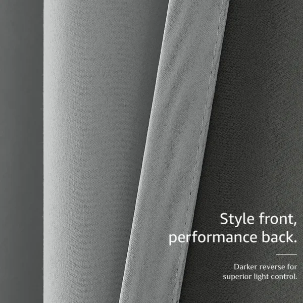 Quality High Blackout Curtain, 100% Polyester - view 2