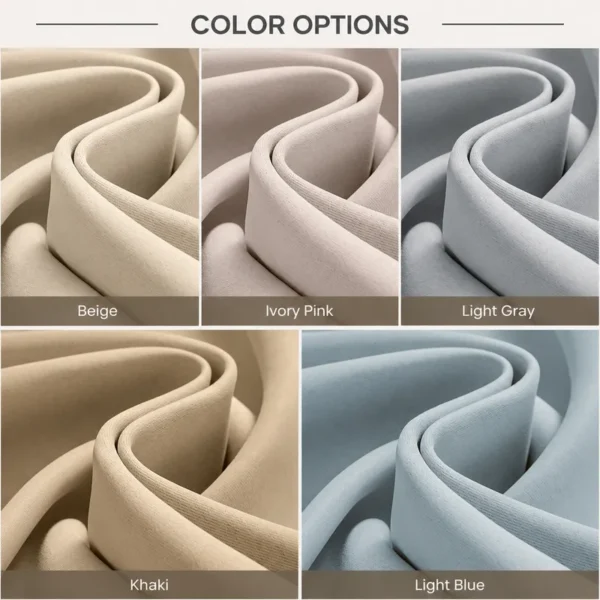 Quality High Blackout Curtain, 100% Polyester - view 4