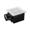 Quiet Bathroom Exhaust Fan, Ceiling, 220 V, Corded Electric - view 2