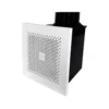 Quiet Bathroom Exhaust Fan, Ceiling, 220 V, Corded Electric - view 3