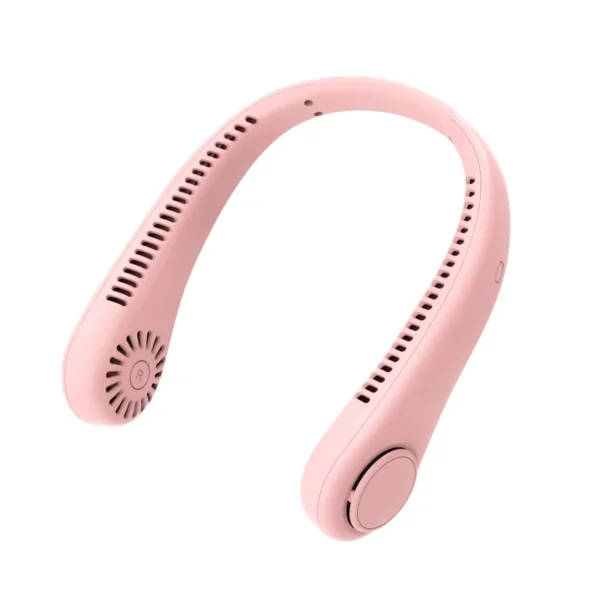 Quiet Hanging Neck Fan, USB, Plastic, Portable - view 2