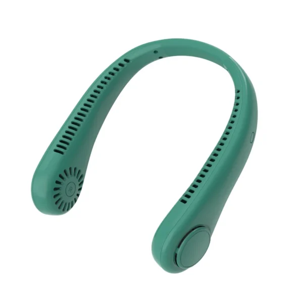 Quiet Hanging Neck Fan, USB, Plastic, Portable - view 3