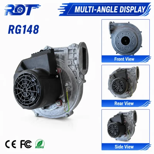 Radial Blower, RG148/1200-3633-010202, Wall - view 6