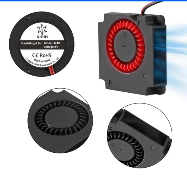 Radial Cooling Fan, 4010, 5V, 40mm, 10mm - view 4
