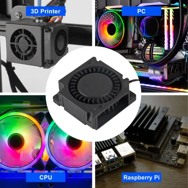 Radial Cooling Fan, 4010, 5V, 40mm, 10mm - view 5