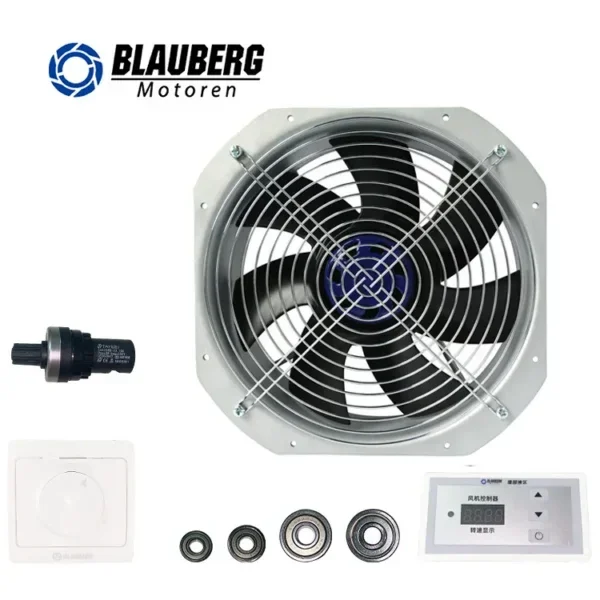 Radial Fan, 200mm, Axial, Plastic