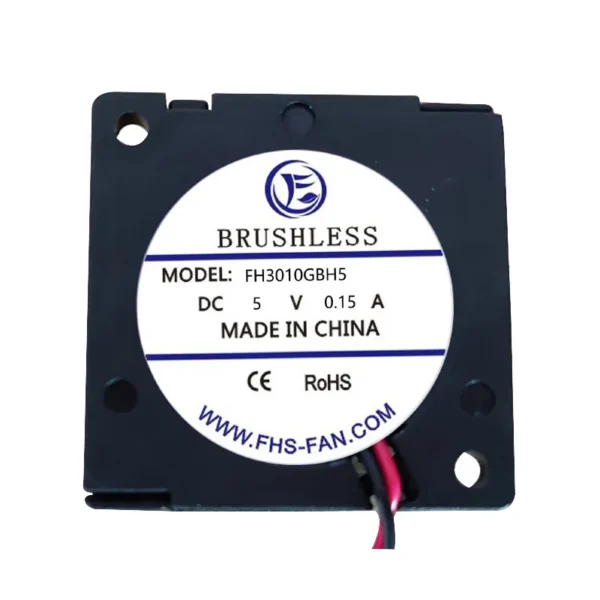 Radial Fan, 3010, 5V, 12V, 30x30x10mm - view 2