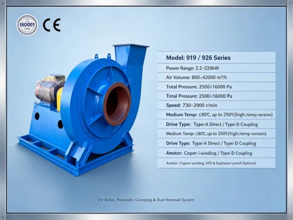 Radial Fan, Stainless, Steel, 11kW, 380V - view 4
