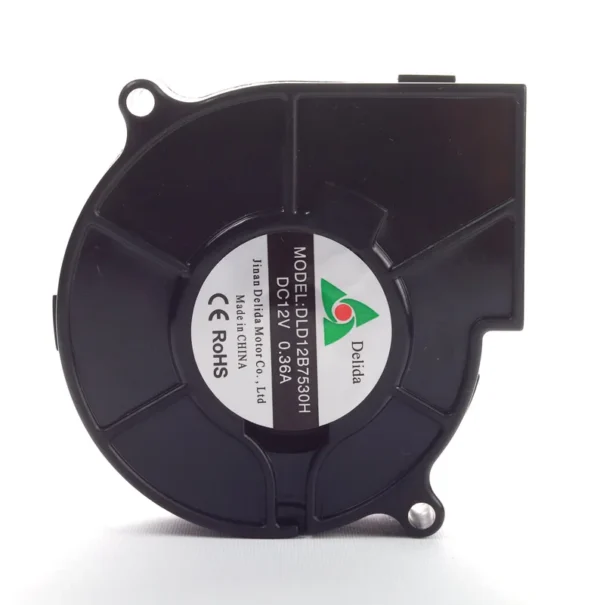 Radial Fans, 12V, 75mm, Brushless, Copper - view 2