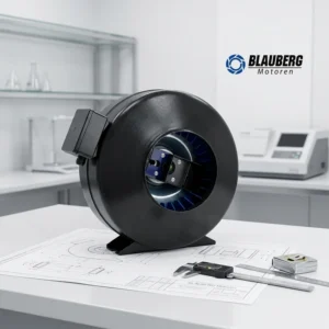 Radial In-line Duct Fan, 150mm, 220V, 230, Centrifugal