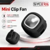 Rechargeable Clip Fan, 2000mAh, 6Hrs, 360°