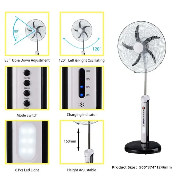 Rechargeable Electric Stand Cooler, 45, Plastic - view 3