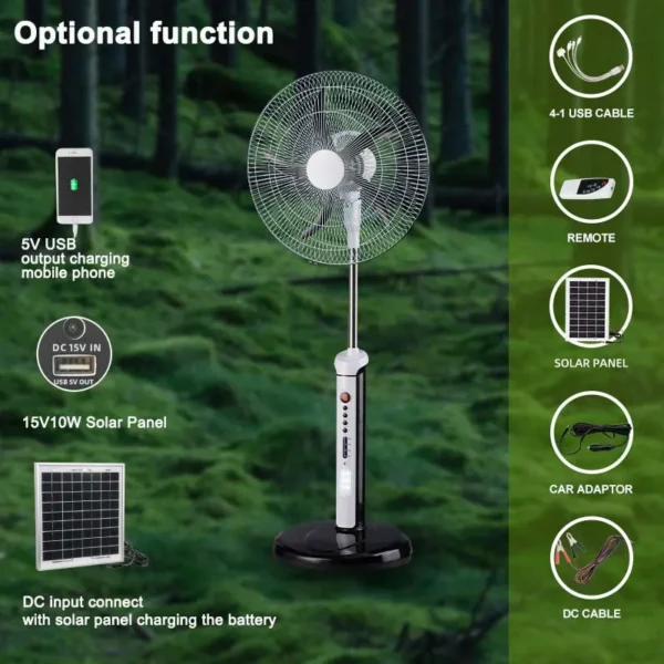 Rechargeable Electric Stand Cooler, 45, Plastic - view 6