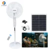 Rechargeable Electric Stand Fan, 18-Inch, Solar, LED - view 4